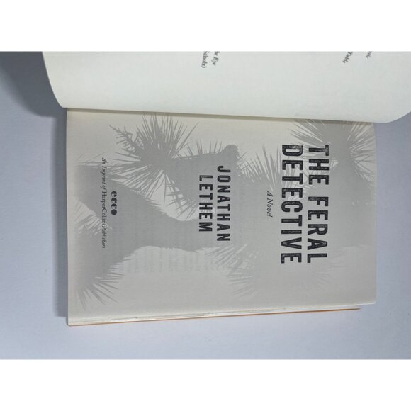 The Feral Detective by Jonathan Lethem Hardcover Fiction Novel - Picture 3 of 4
